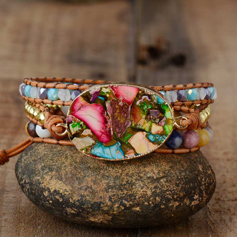 Divine Amazon Wrap Bracelet | Boho | 100% handmade