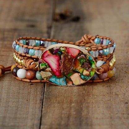 Divine Amazon Wrap Bracelet | Boho | 100% handmade