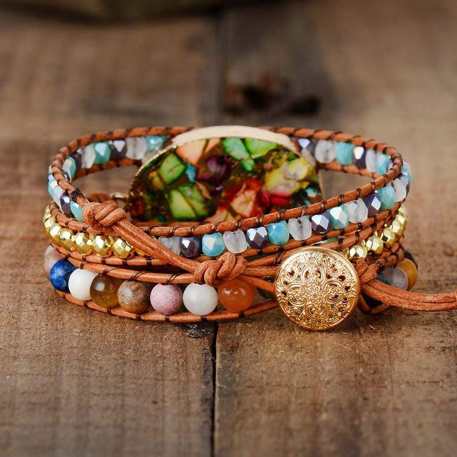 Divine Amazon Wrap Bracelet | Boho | 100% handmade