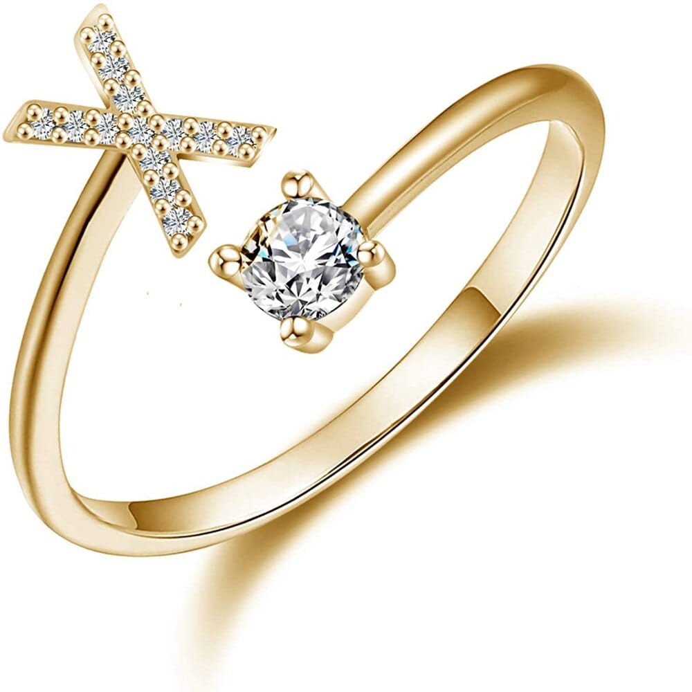 Gold Ring: 14K Past Present Future Ring – ANTOANETTA