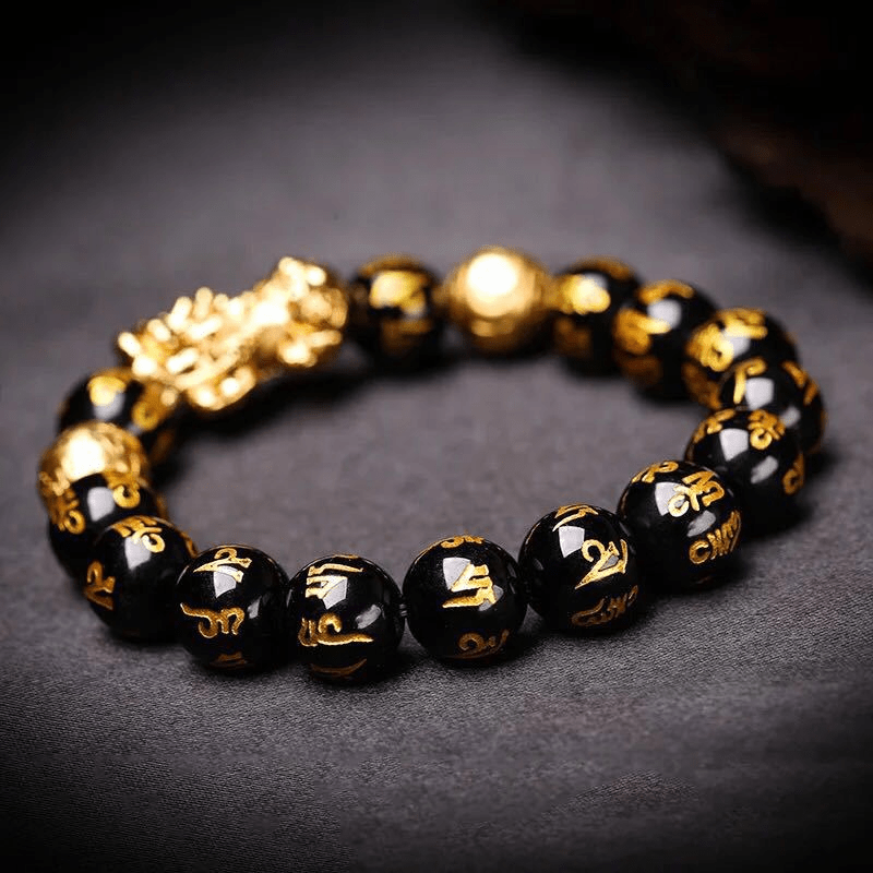 Khalee Samo Pi Xiu Schwarzer Obsidian Armband