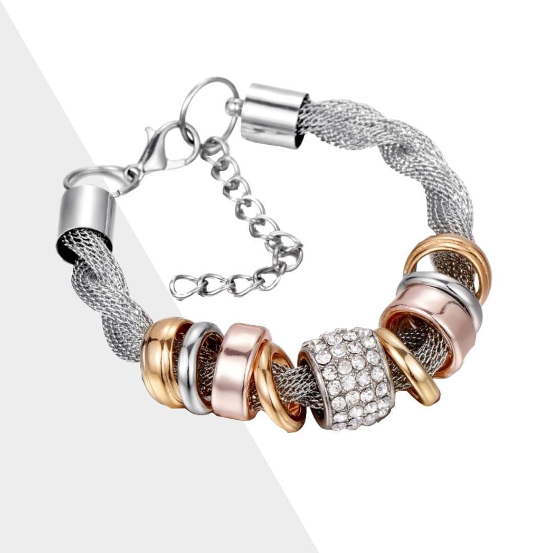 Intertwined fashion bracelet