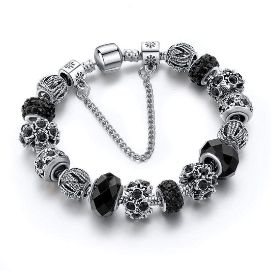 khaleesamo Black Widow Charm Armband-Set